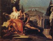 Giovanni Battista Tiepolo Rinaldo and Armida oil